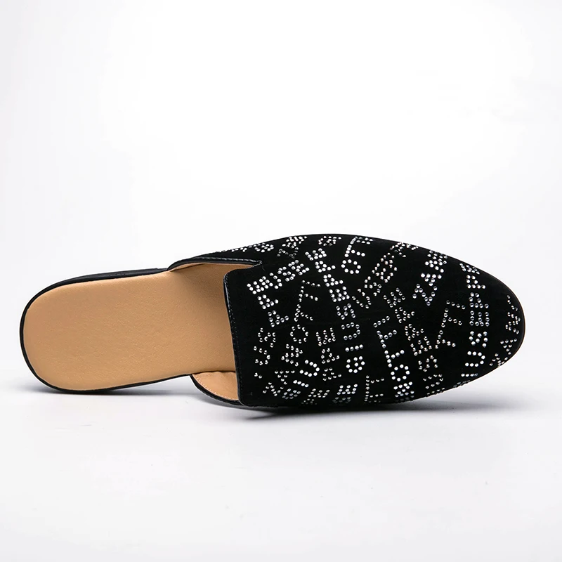 Мужские Нескользящие кроссовки темно-синие легкие шлепанцы с пряжкой дышащие