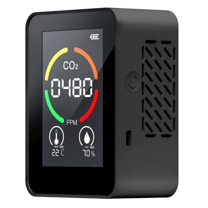 

Small Air Quality Analyzer with LED Digital Display LCD Screen Small Portable Air Quality Detector Home Office W0YF