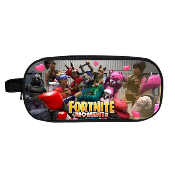 FORTNITE estojo escolar пенал школьный студенческий Карандаш Чехол из мультфильма, серия «Han», Детская сумка для карандашей