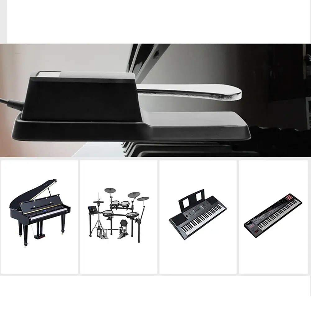 Sustain Pedal Piano для поддержки клавиш Демпферная педаль Roland Electric Electronic Organ| |