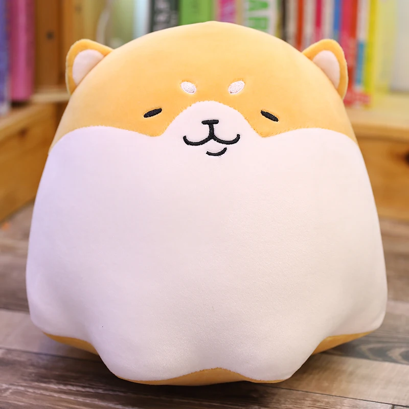 Creative Shiba Inu Plush Pillow Doll Round Corgi Toy Soft Stuffed Cushion Cartoon Animal Kids Upscale Gift | Игрушки и хобби
