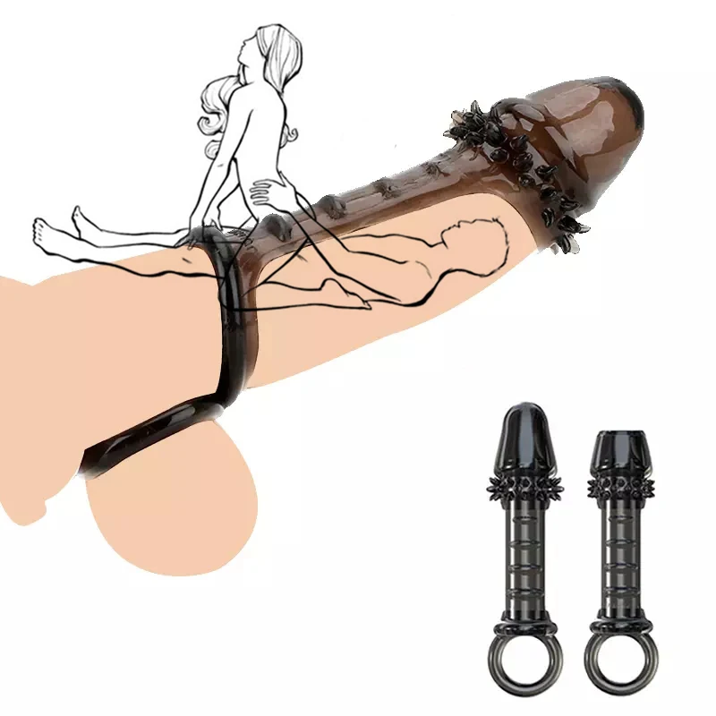 Многоразовый мужской презерватив для эякуляции кольцо рукав пениса Стимулятор