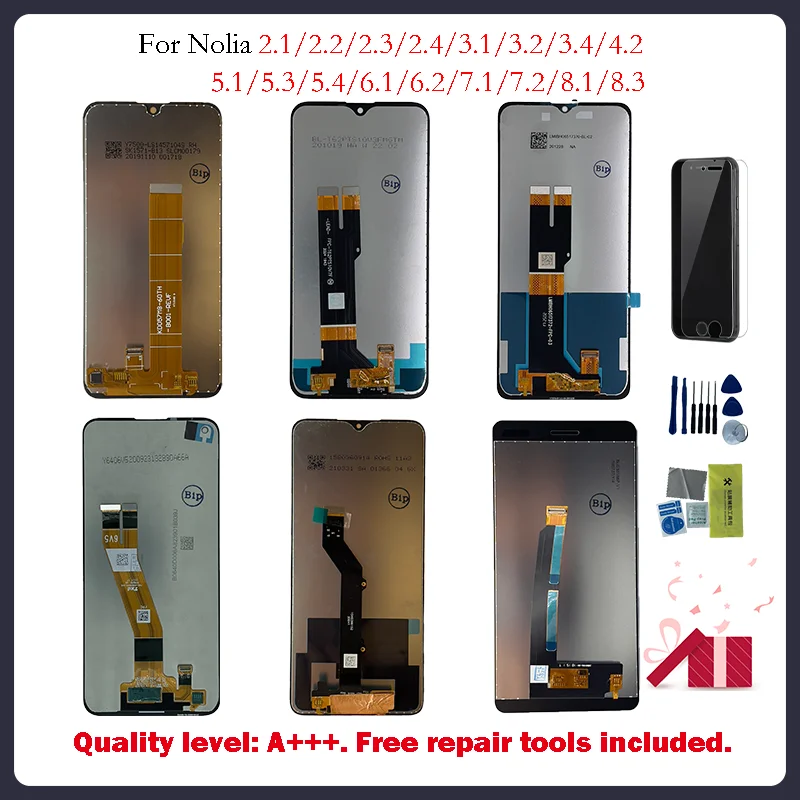 ЖК-дисплей с сенсорным экраном и дигитайзером в сборе для Nokia 2 4 1 3 5 6 7 8 | Мобильные