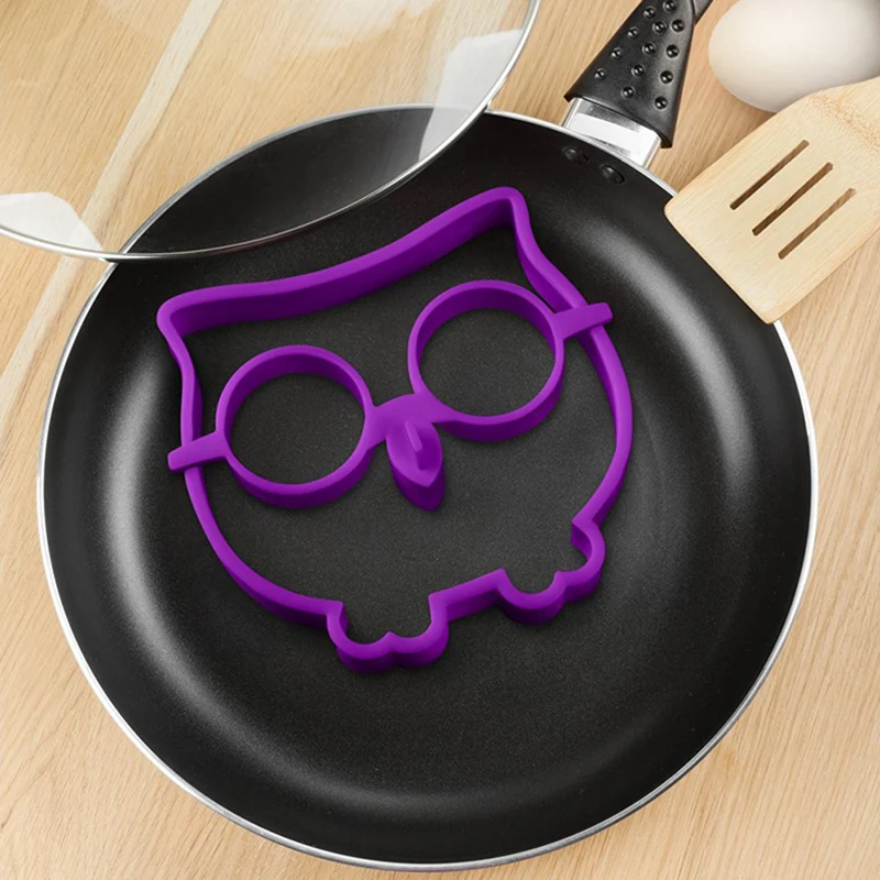 3 упаковки для завтрака силиконовые 3D Сова жареное яйцо формы блинов кольцо