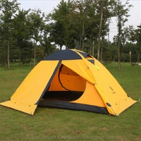 super light tent professional waterproof double layer fire retardant 20d silicone nylon fiber outdoor camping ultralight