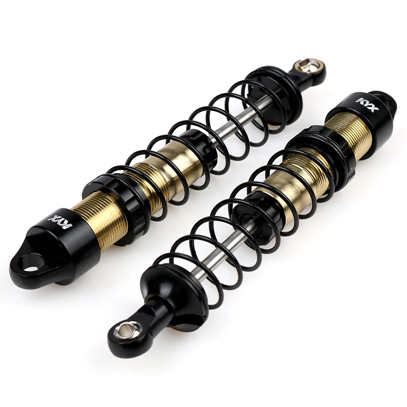 

KYX Racing 100mm Metal Shock Absorber Suspension Upgrades Parts Cars Accessories for 1/10 RC Crawler Car Axial SCX10 D90 (2pcs)