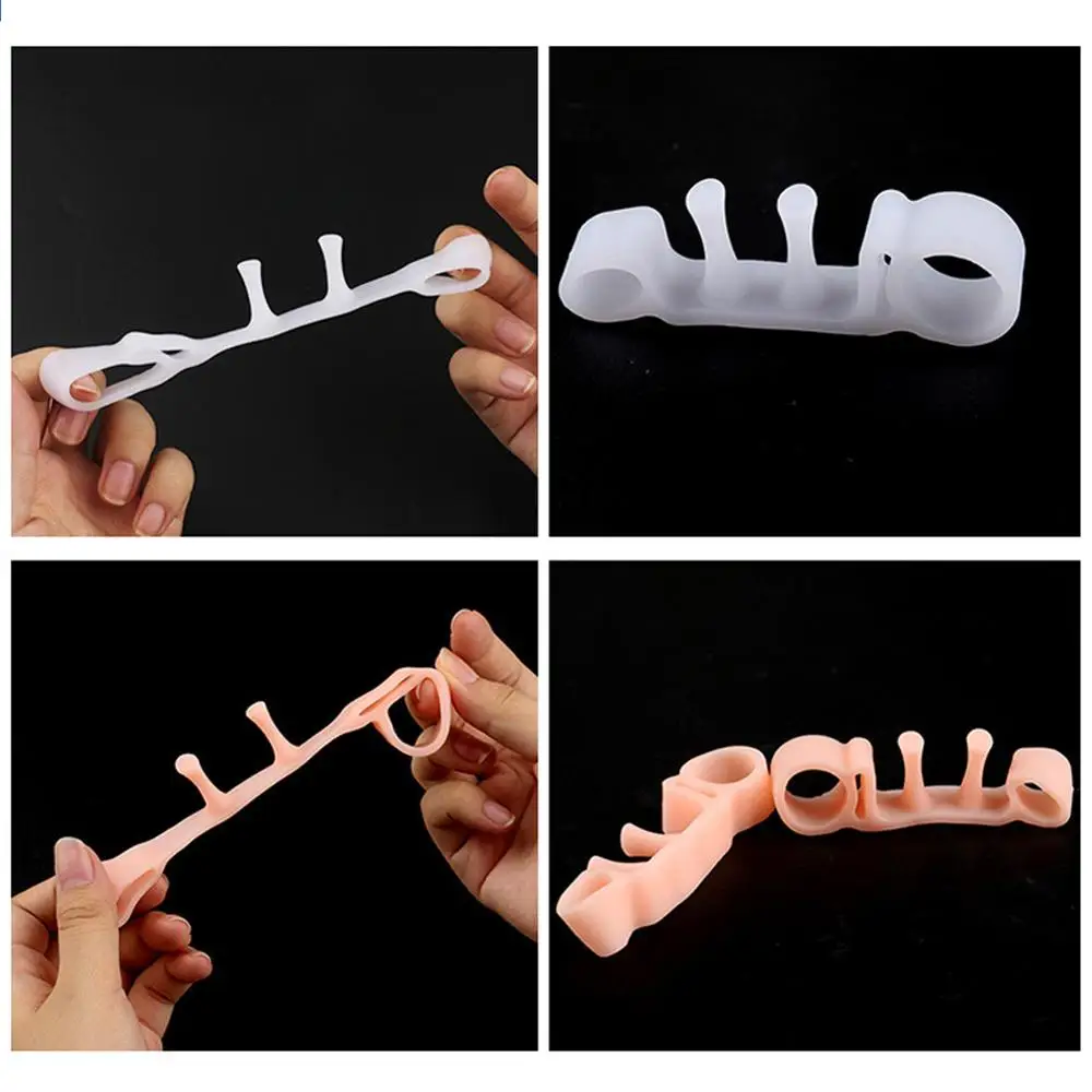 1 Pair Corrector Toe Protector Silicone Bunion Thumb Valgus Preventing Blisters Nail Tools | Insoles