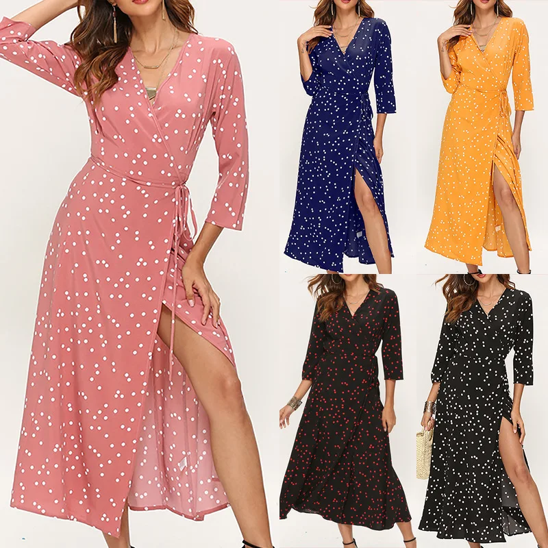

Summer Beach Dress Women Floral Print Long Chiffon Bohemian Dress Short Sleeve Boho Style Maxi Dress Ruffles Sundress Vestidos