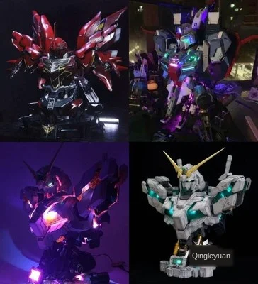 THINKEASY 1/35 RX-0 MSN-06S Sinanju Unicorn Zeta Bust Model Action Figure Sculpture Mobile Suit Assemble | Игрушки и хобби