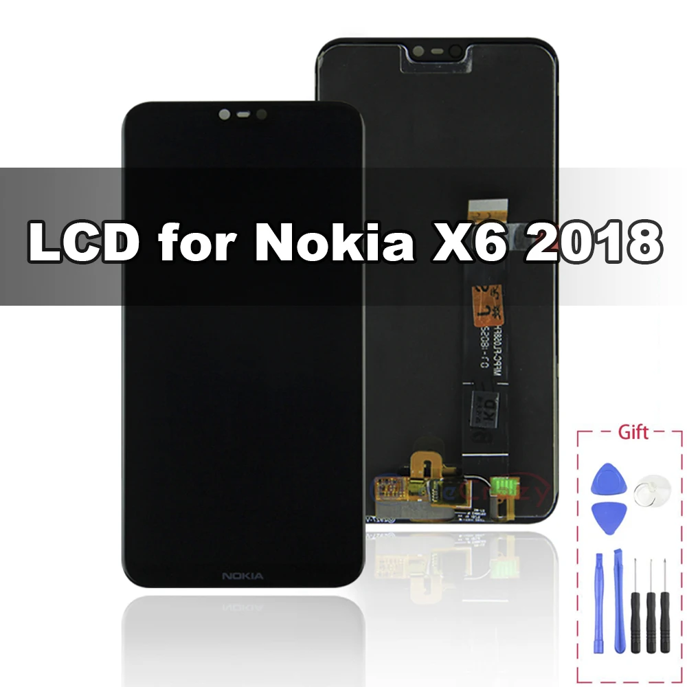 

for Original Nokia X6 LCD with frame display touch screen digitizer Assembly+frame Replacement 100% tested