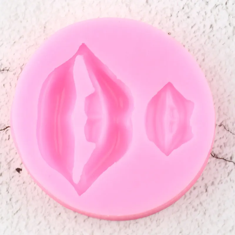 Силиконовые формы с белыми зубьями и красными губами форма для помадки