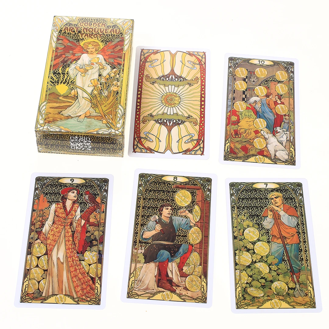 Лидер продаж золотые карты для настольных игр в стиле АР Новый tarot на