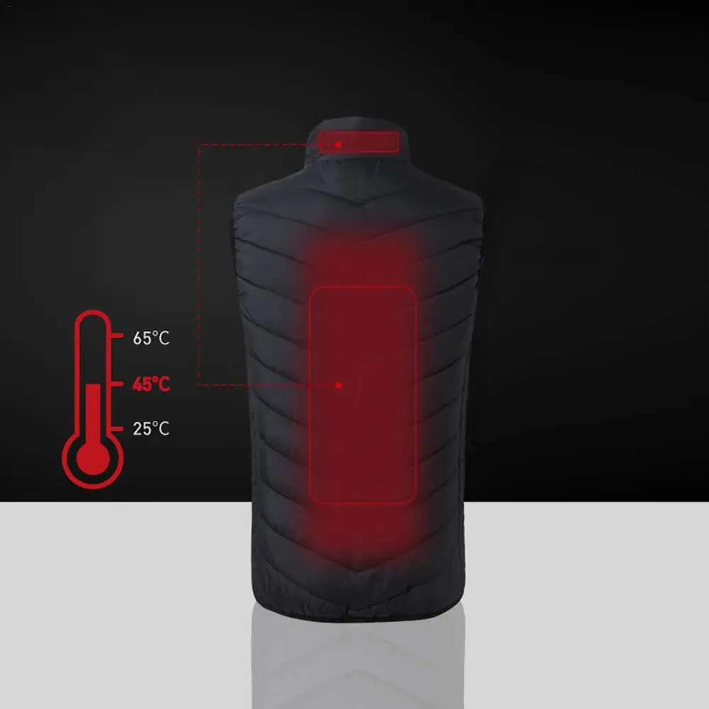 Мотоцикл велосипеды зимний тепловой жилет Открытый Рыбалка Графен