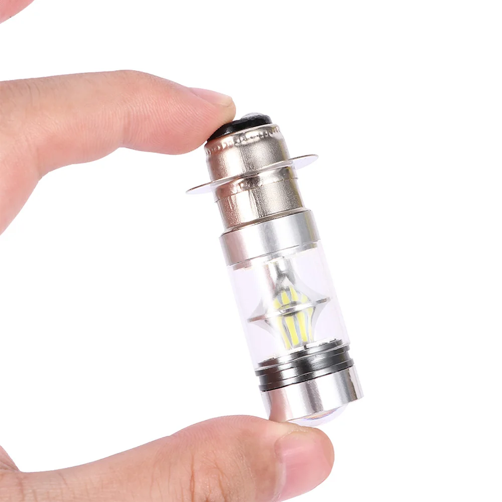 BA20D H6 100W LED Motorcycle Bike Moped Scooter ATV Headlight Bulb White 6000K Motorbike DRl Daytime Light |
