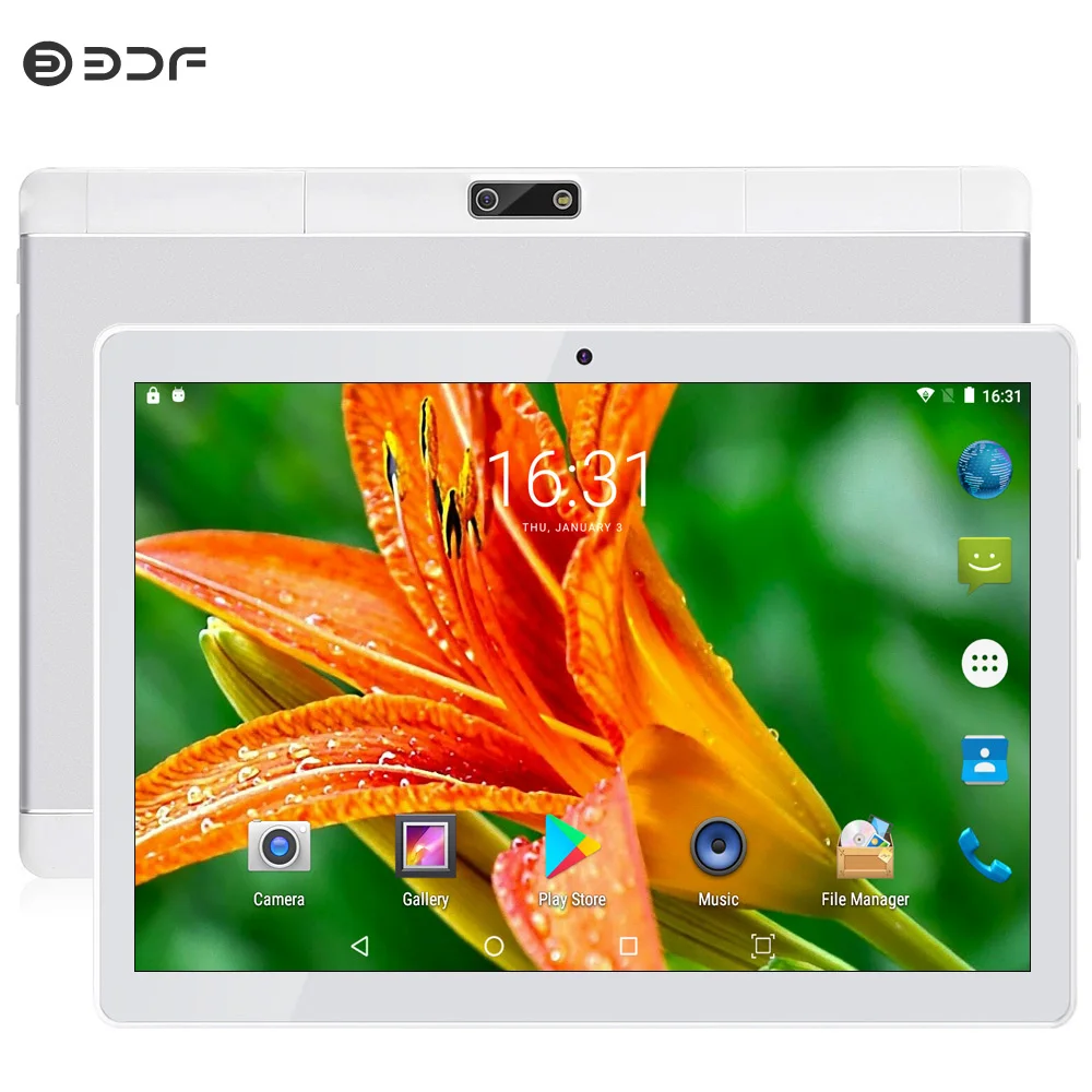 Из Испании Новый 10 дюймовый планшетный ПК четырехъядерный Android 6 0 Google Play 1