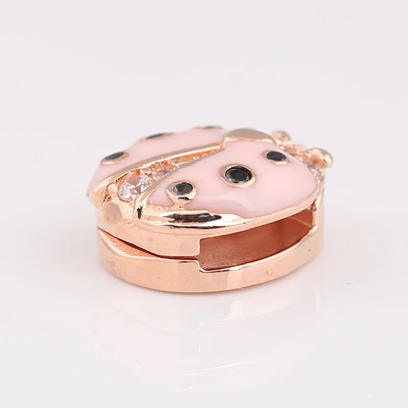 Новый бусины из стерлингового серебра 925 очарование розы Reflexions розовый Божья