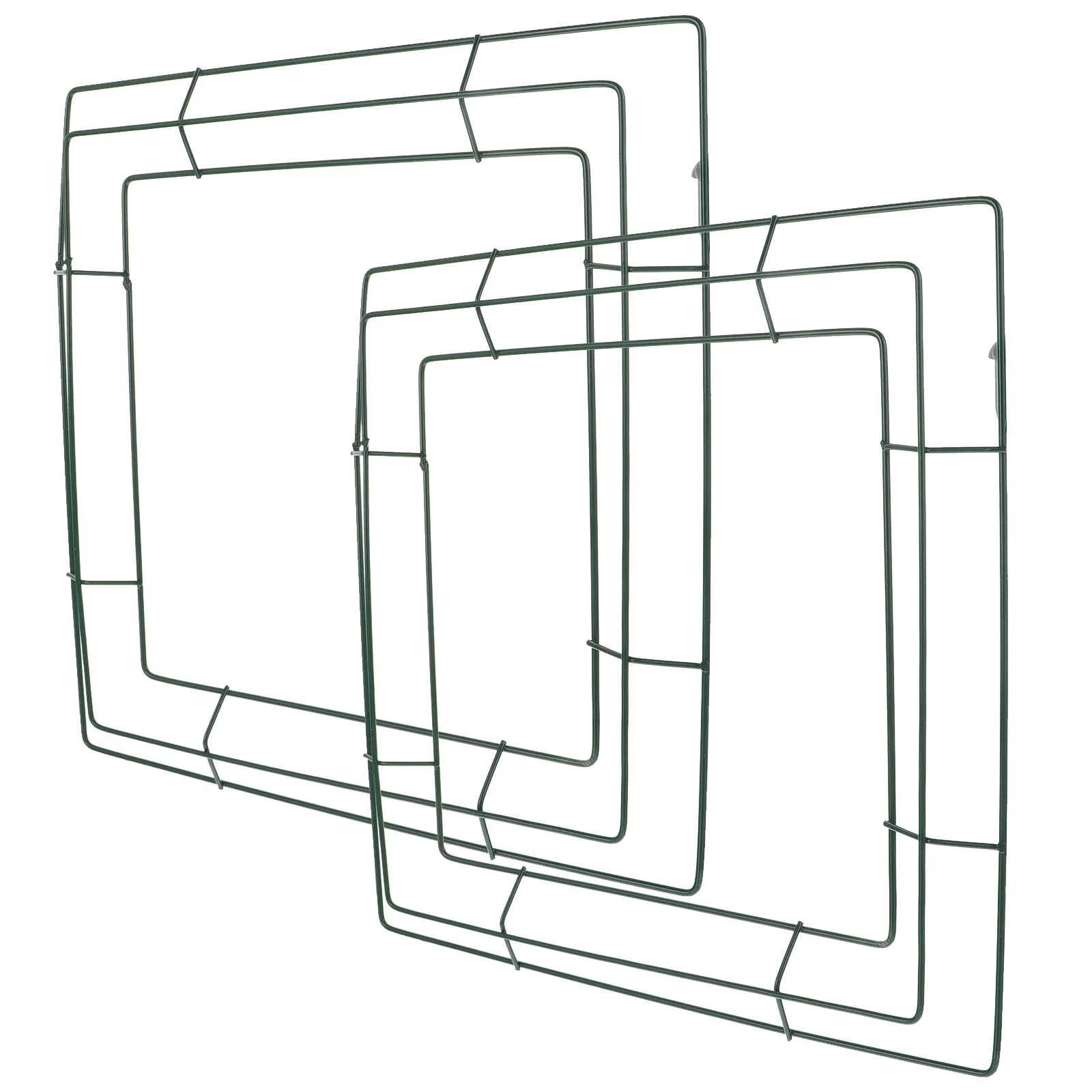 

2pcs Creative Wreath Frame Iron DIY Wreath Ring Festival Home Decor Craft