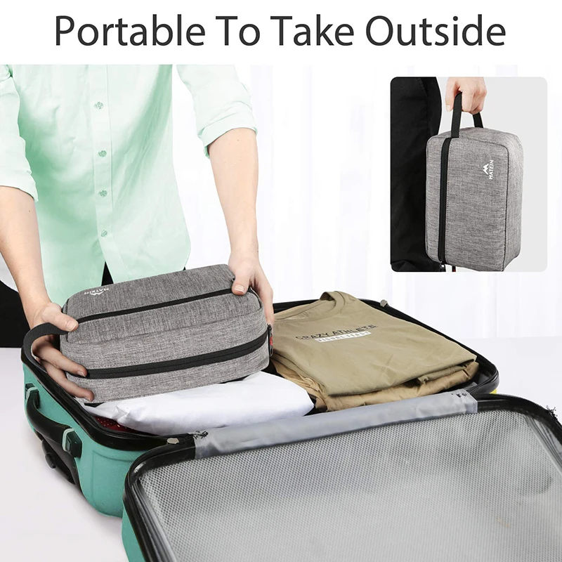 Matein wo мужские сумки для макияжа серая нейлоновая дорожная сумка туалетных