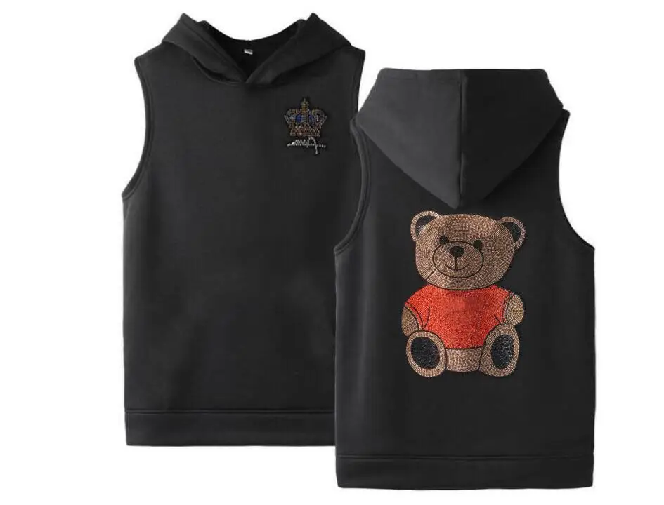 

Толстовка мужская с капюшоном, свитшот, уличная одежда, жилет без рукавов, толстовка в стиле хип-хоп