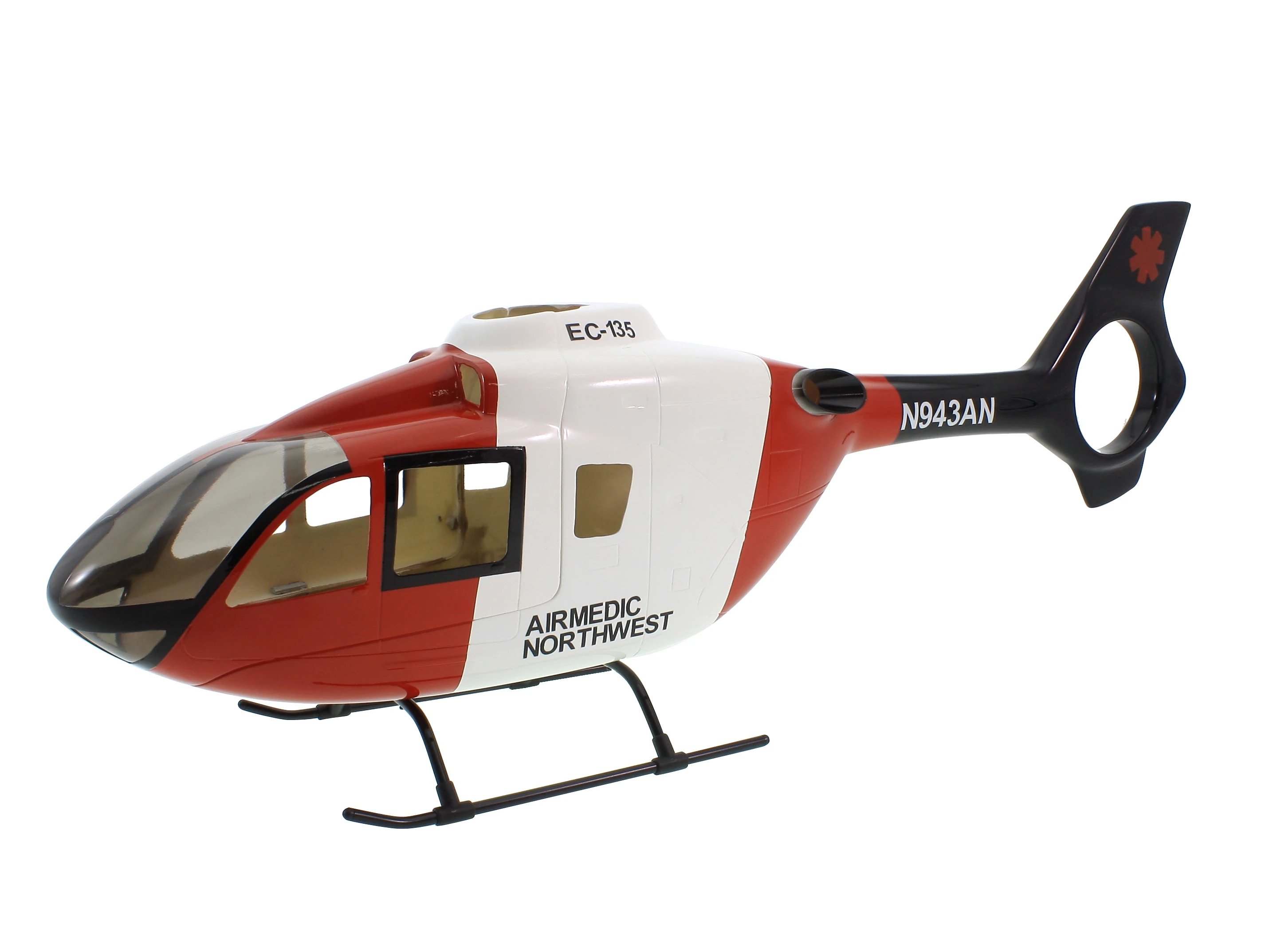 450 EC135 EC-135 Fiberglass Scale Fiber glass Fuselage for 325mm rotor blade helicopter | Игрушки и хобби