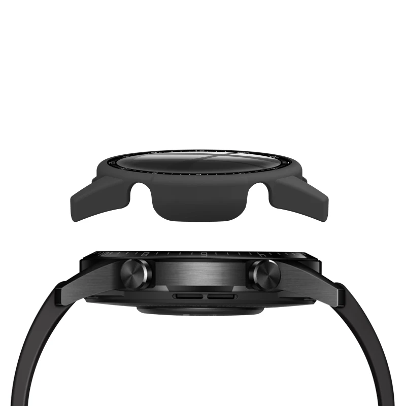Жесткий чехол из поликарбоната и стекла для Huawei Watch GT 2 46 мм чехлы умных часов