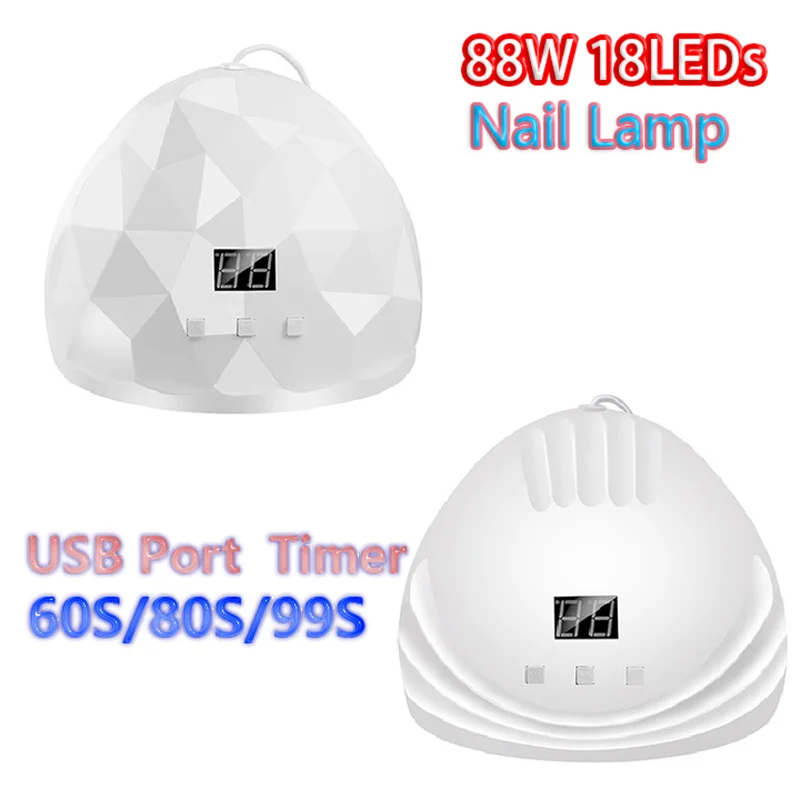 

Nail Lamp High Power UV/LED Lights Portable Custom USB Dryer For All Type Gel With Motion Sensing And Handle Home Use Wholesale