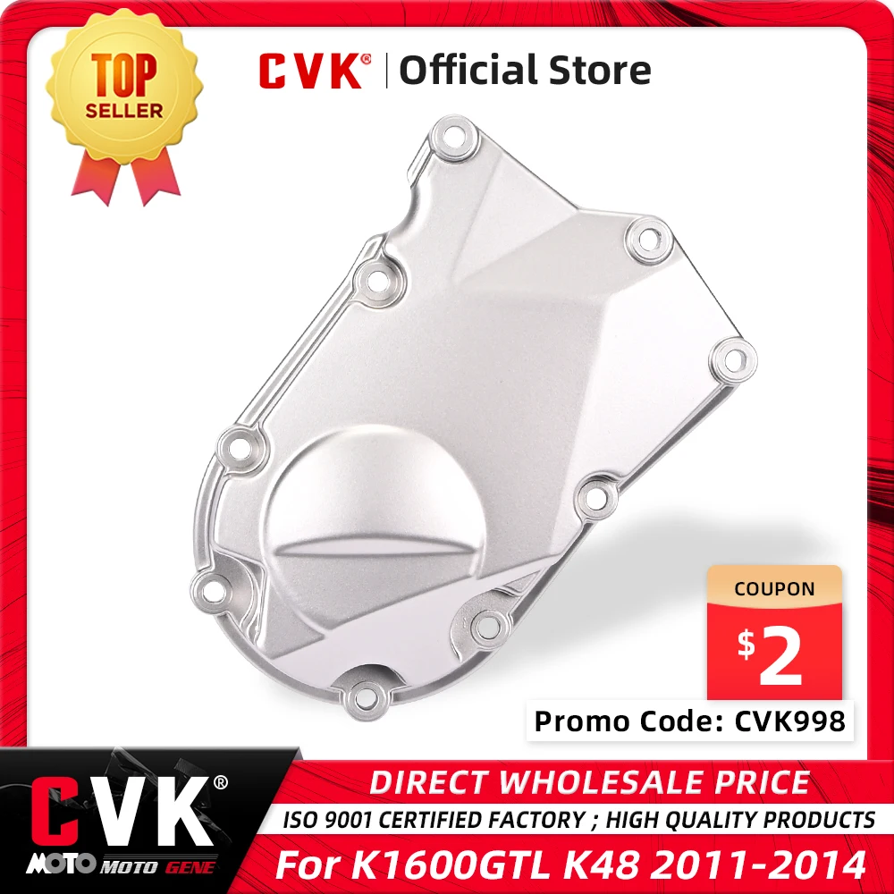 CVK Engine Cover Motor Stator Cover CrankCase Side Cover Shell For BMW K1600GT K1600GTL K48 2011 2012 2013 2014 K1600 GT GTL