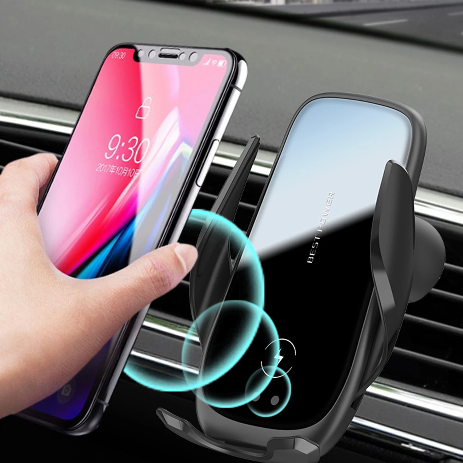 Бесплатная доставка беспроводное автомобильное зарядное устройство с