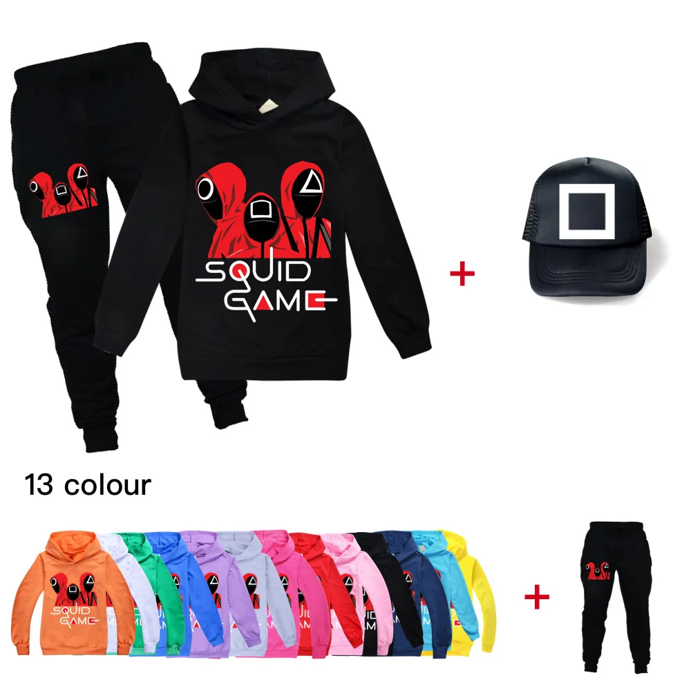 

Детский спортивный комплект из кофты, штанов и шапки, на возраст 2-16 лет