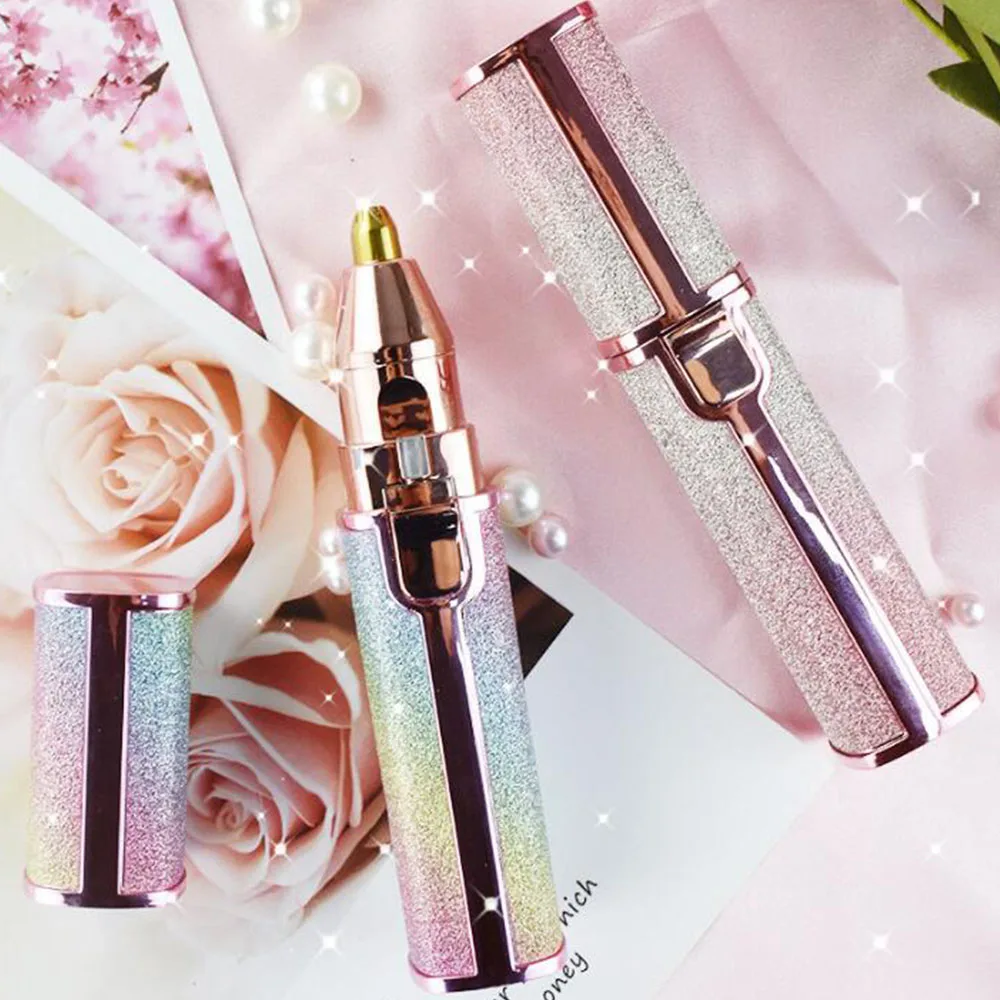 Электрический триммер для бровей Эпилятор со звездным дизайном бритва лица носа