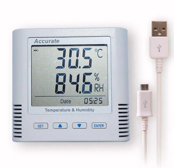 

2016 New Product high accuracy temperature and humidity recorder