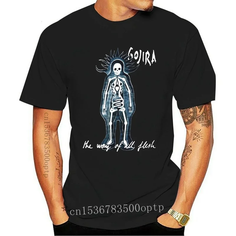 

New Gojira The Way Of All Flesh Album Art Poster Men'S Black T-Shirt Size S-Xxl For Youth Middle-Age Old Age Tee Shirt
