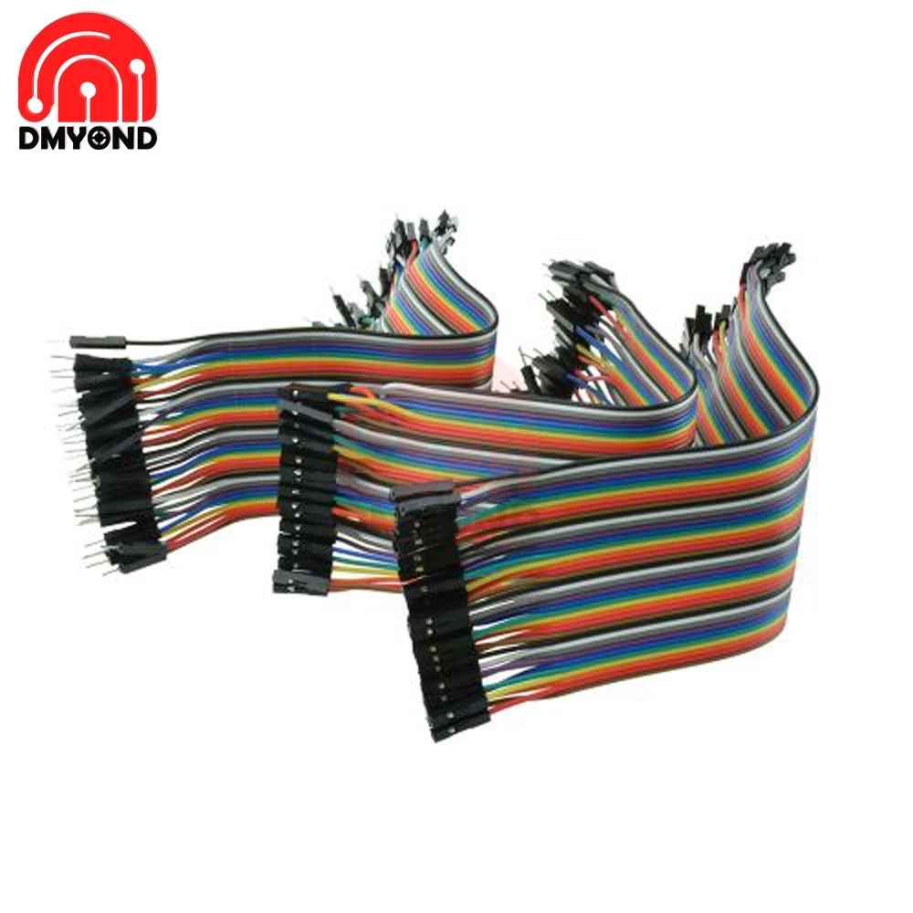 Перемычка Dupont Line 2 54 мм 20 см 40-контактный разъем штырь-штырь гнездо-штырь