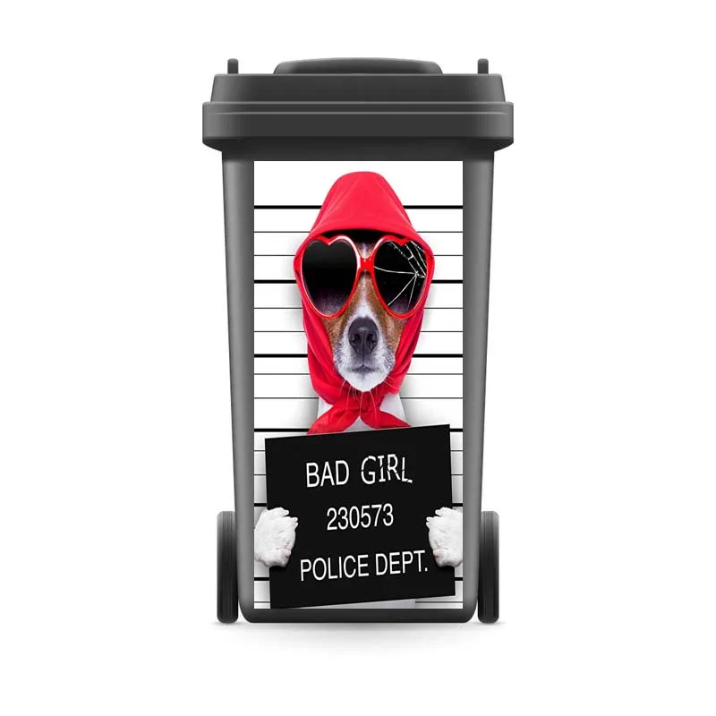 DIY мусорное ведро обновления Стикеры на платформе с анималистичным принтом