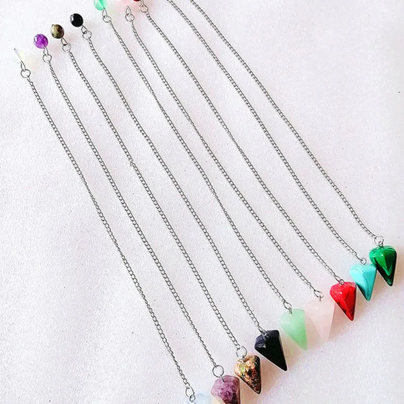 

New Retro Silver Color Metal Chain Necklaces For Women Crystal Pendant Water Wave Pendant Chokers Necklace Aesthetic Jewelry