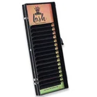 Ресницы для наращивания, норковые, черные, все размеры