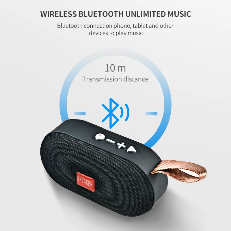 Мини Bluetooth Колонка T7 Портативная Беспроводная Громкая колонка звуковая система 3D