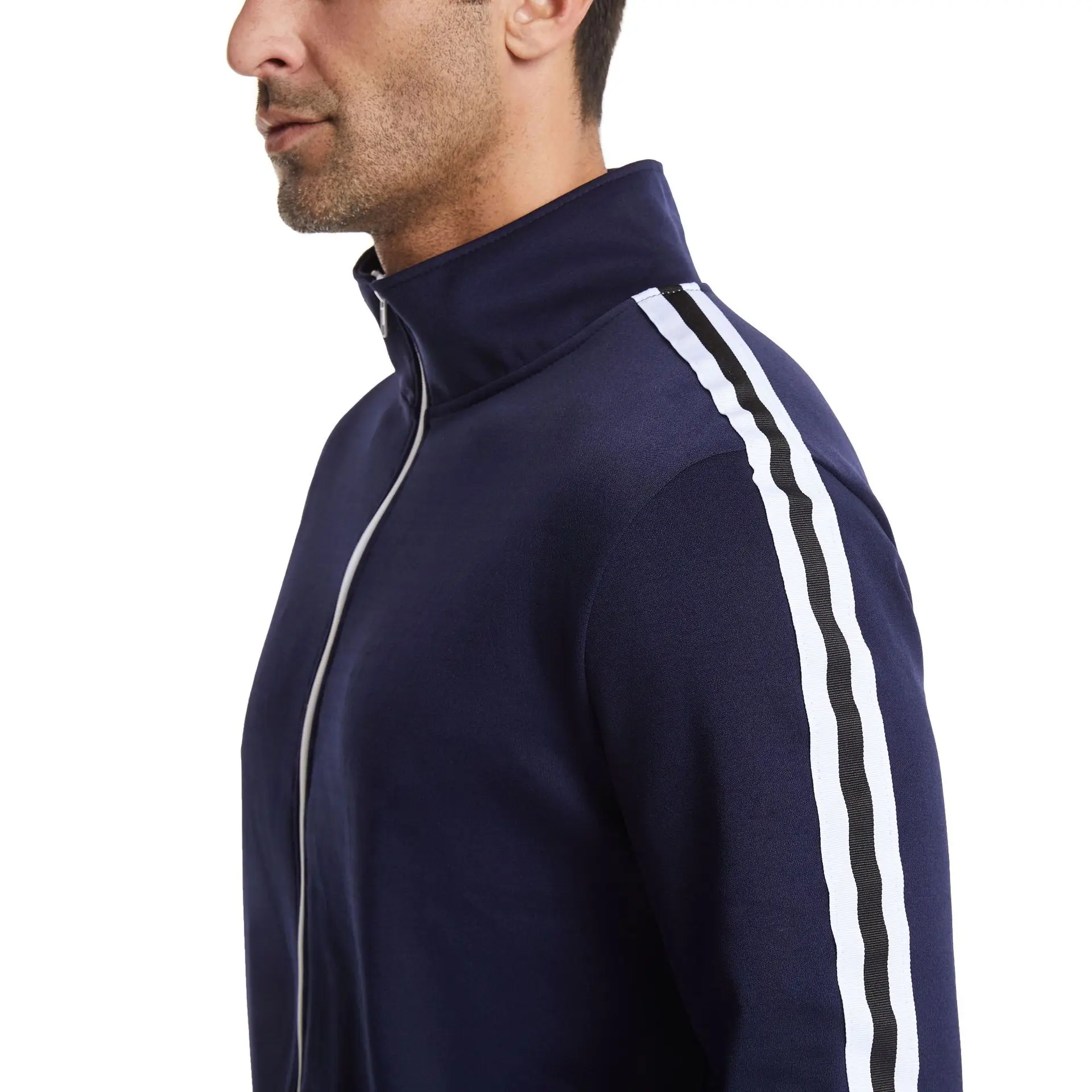 

Casual sportswear men 2-piece sweatshirt zipper spring men's clothes shirt pants suit print men's sports suit