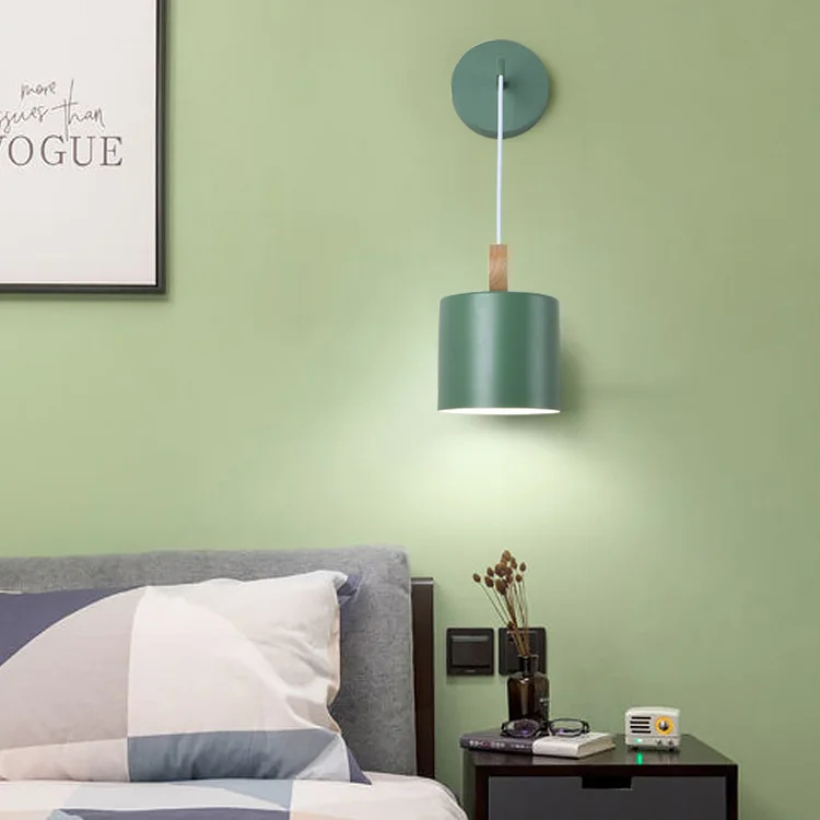 nordice stone crystal lampes suspendues bedroom light led corridor bedside wall lamp | Освещение