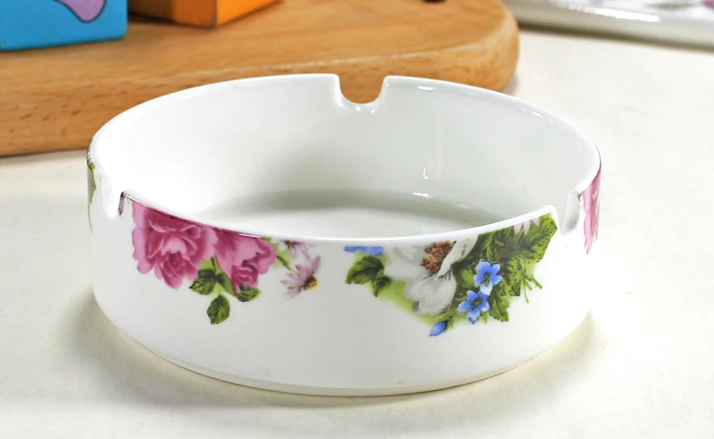 Пепельница из костяного фарфора керамический пепельница для украшения стола