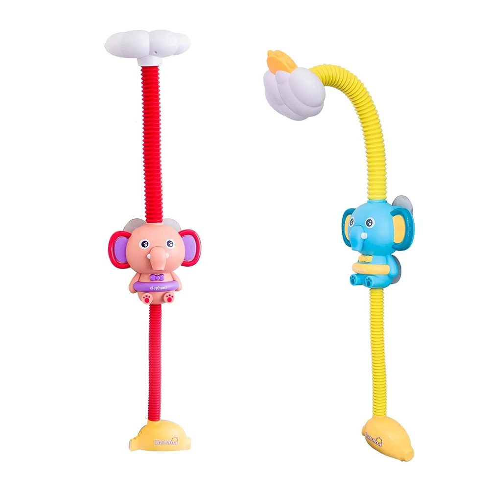 

Baby Bath Toys for Kids Electric Elephant Sucker Spray Sprinkler Children Toddlers Bathroom Bathtub Water Toys 70x15.5cm