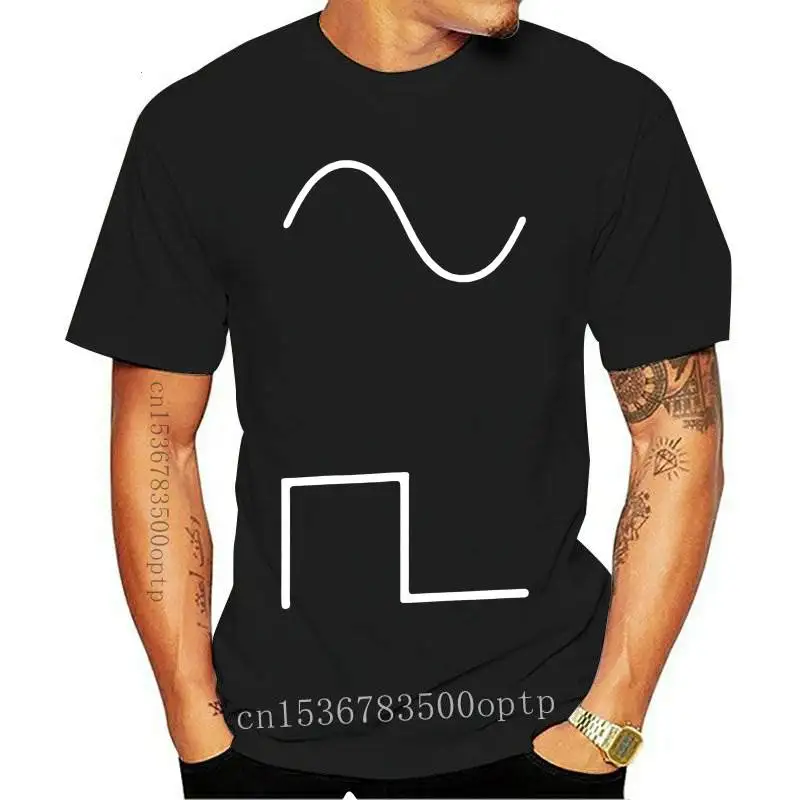 

Trust Me I am an Engineer Analog Synthesizer Sine Saw Square Waveform Tshirt Black for Men Ofertas T Shirt Harajuku Streetwear