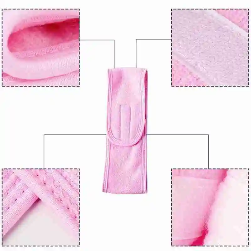 

Blue Adjustable Hair Band Sports Yoga Headband Mask Makeup Custom Beauty Head Cosmetic Wrap