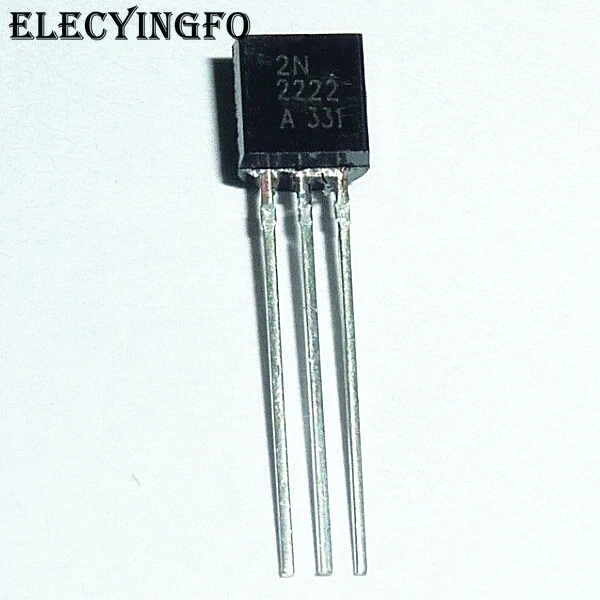 

100pcs 2N2222 TO-92 NPN 40V 0.8A Transistor 2N2222A Brand New High Quality