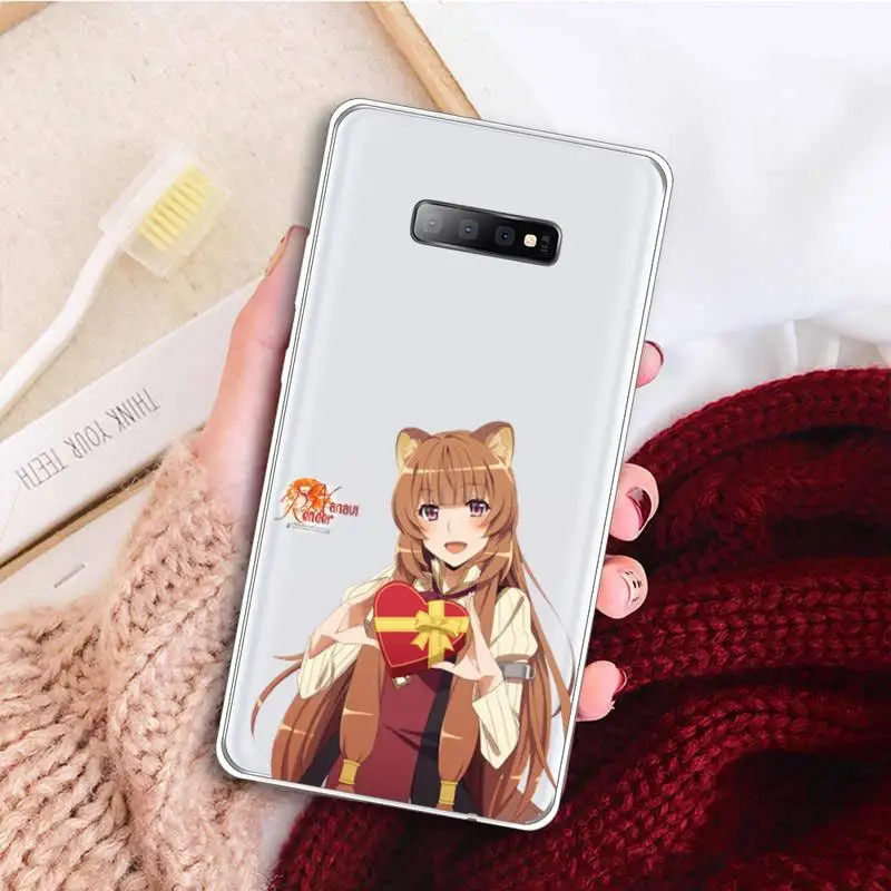 

Raphtalia Tate no Yuusha Phone Case Transparent For Samsung Galaxy A 71 21s S note 8 9 10 plus 20 ultra custom protective shell