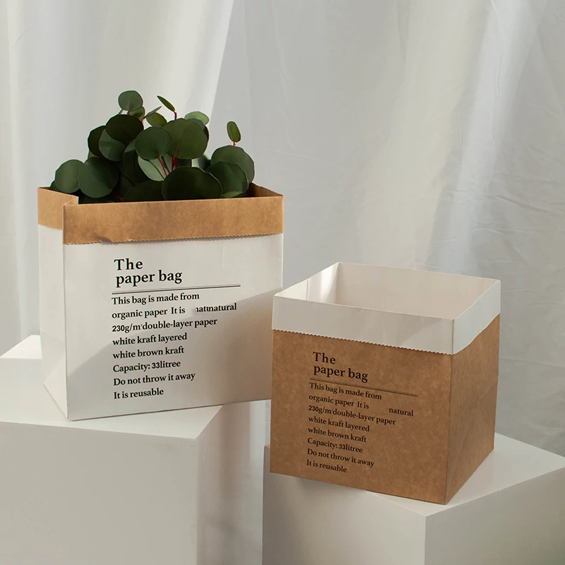 Подарочные пакеты в скандинавском стиле украшение бумажный пакет 5 шт.