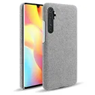 Тканевые чехлы для Xiaomi Mi Note 10 Lite, тонкий тканевый жесткий чехол в стиле ретро для телефона Mi Note 10 Lite, чехол для Xiaomi Mi Note 10 Lite