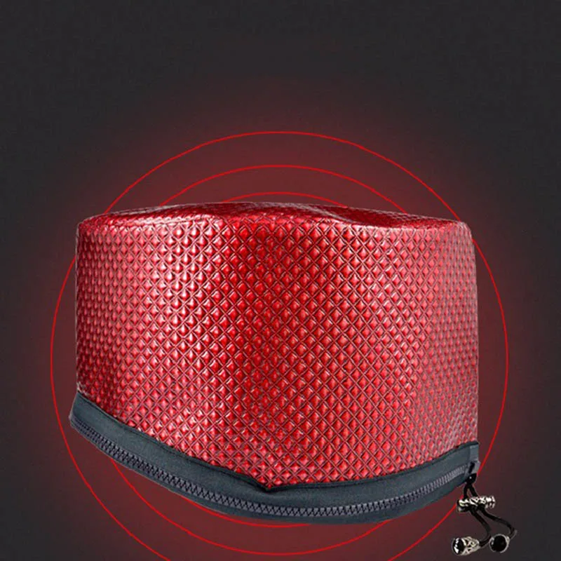 

Electric Heating Hair Dryer Cap Timing Adjustable Temperature With Lcd Monitor Evaporation Cap Steamer Cap For Home Barbershop U