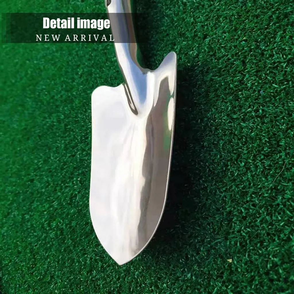 

Garden Spade Camping Outdoor Garden Flower Planting Hand Shovel Gardening Bonsai Tools Stainless Steel Scoop For Weeding #Y5