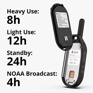 2 шт. радиочастотная FS-T2 FRS/ PR-T2 PMR NOAA без лицензии рация USB зарядка двухстороннее